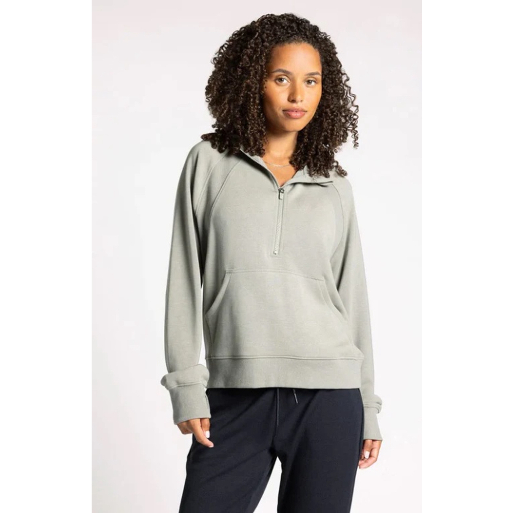 Recreation Thread & Supply Sage 1/4 Zip Pullover Sweatshirt NWT Small